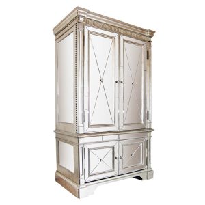 mirrored storage cabinet